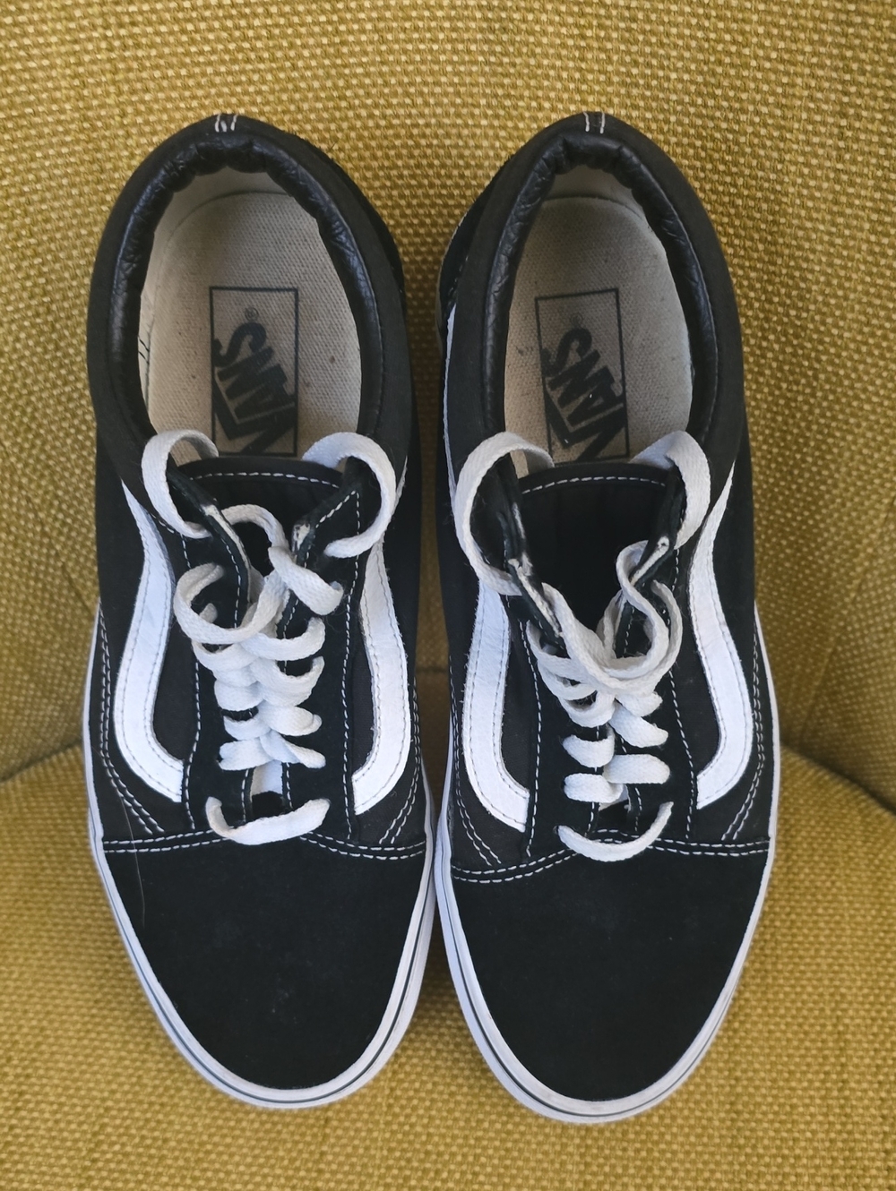 Vans Black and White Old Skool Sneakers